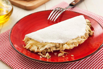 Tapioca de Frango c/ Queijo