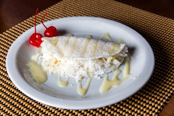Tapioca de Coco, Leite Condensado e Queijo