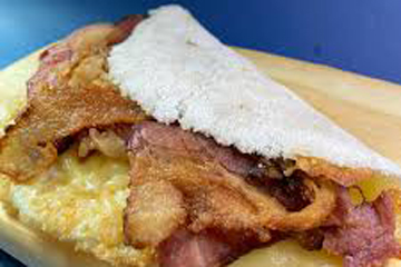 Tapioca de Carne Do Sol, Queijo