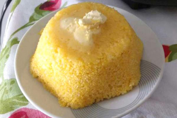 Cuscuz com Margarina